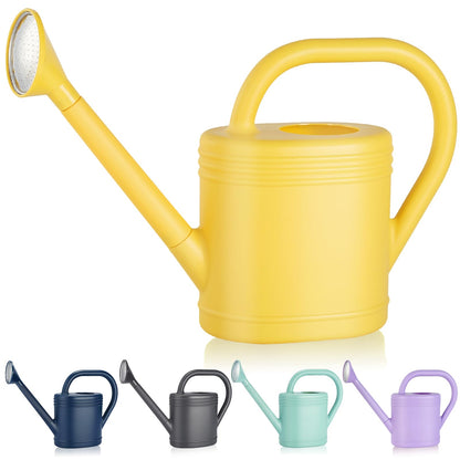 1 Gallon Watering Can for Indoor Plants, Garden Watering Cans for Outdoor Plant House Flower, Modern Plant Watering Can Large Long Spout with Sprinkler Head
