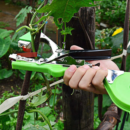 Swetero Plant Tying Machine Tool,Plant Tape Gun with 10000pcs Staples 20 Rolls Tape and Replacement Blade for Grapes,Raspberries,Tomatoes and Vining Vegetables Tying Tool(Green)