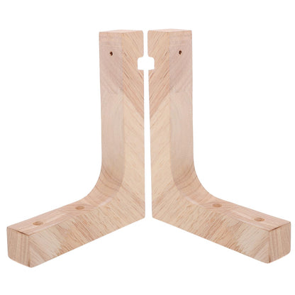 VICASKY Wooden Plant Hanger Hooks 2pcs Heavy-Duty Wall Mount Brackets for Hanging Indoor and Outdoor Flowerpots, Natural Wood Hanging Plant Stand for Garden and Home