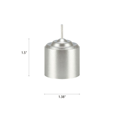 Mega Candles 12 pcs Unscented Silver Votive Candles, Hand Poured Wax Candle 10 Hours 1.38 Inch x 1.5 Inch, Home Décor, Wedding Receptions, Centerpieces, Occasions, Events, Meditations, Holders
