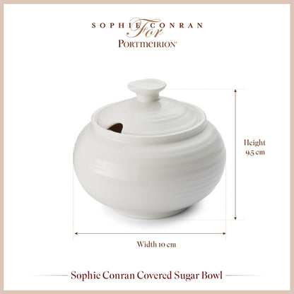 Portmeirion Sophie Conran White Covered Sugar