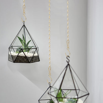 Hotop 12 Set Ceiling Hooks with Hanging Chains for Bird Feeders, Planters, Lanterns, Billboards, Birdbaths, Grow Lights, Chalkboards, Wind Chime and Other Ornaments, Chain Hook DIY (Gold)