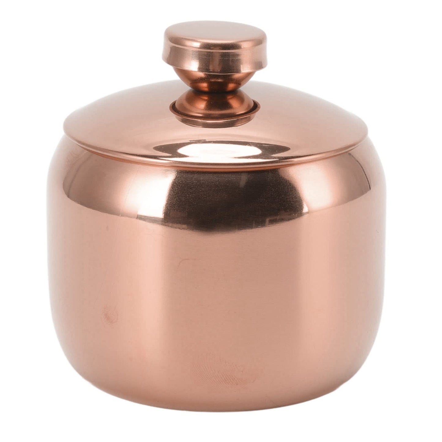 Locadence Stainless Steel Seasoning Box, Condiment Canisters Pots, Sugar Storage Bottle with Lid for Salt, Sugar, Sesame Seeds, Home Kitchen Restaurant (Rose Gold)