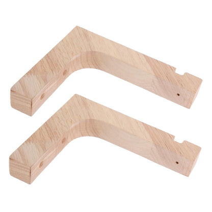 TIDTALEO 2pcs Wooden Plant Hanger Hooks Heavy-Duty Wall Mount Brackets for Indoor and Outdoor Hanging Pots Sturdy Natural Wood Plant Holder Stand for Wall Hanging and Flowerpots