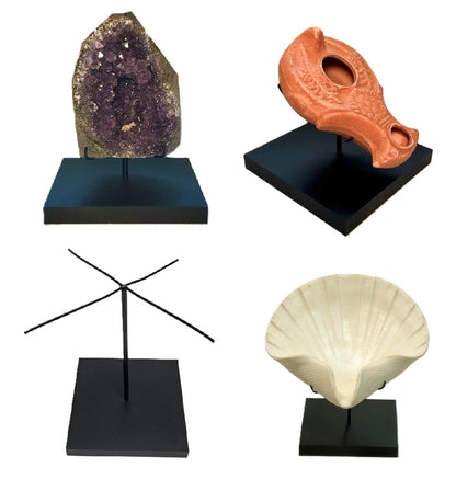 Clearco Mineral Display Stand for Minerals, Spheres, Rocks, Shells, Baseballs, Ancient Oil Lamps, Artifacts and other items (5 inch)