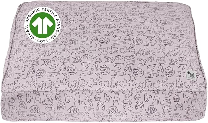 Molly Mutt Only You Dog Bed Duvet Cover, 100% Cotton Canvas Cover for Dog, Puppy, or Cat Bed, Durable, Washable, and Free of Harmful Chemicals, Huge, 36"x45"x5"