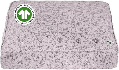 Molly Mutt Only You Dog Bed Duvet Cover, 100% Cotton Canvas Cover for Dog, Puppy, or Cat Bed, Durable, Washable, and Free of Harmful Chemicals, Huge, 36"x45"x5"