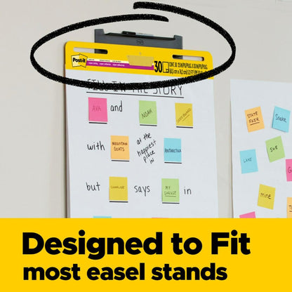 Post-it Super Sticky Easel Pad, 25 x 30 Inches, 30 Sheets Per Pad, 2 Pads, Large, White, Premium Self Stick Flip Chart Paper, Anchor Chart, Office Supplies & School Supplies, Great for Teachers and Students