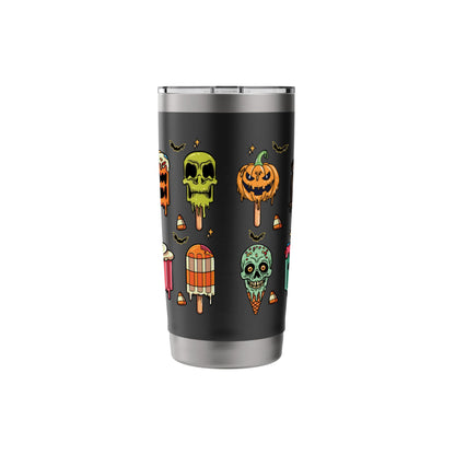 Halloween Popsicle Horror Summer Ice Cream Summerween Stainless Steel Insulated Tumbler
