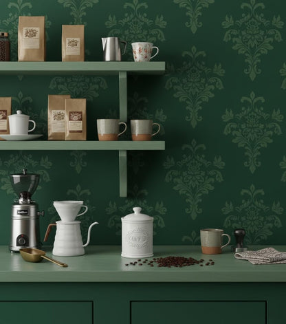 TAWCHES Relief Vine Ceramic Canisters Sets For The Kitchen For Countertop Set of 3 Airtight Coffee Canisters For Ground Coffee Sugar Container Storage Jars With Lids Farmhouse Decor Tea caddies