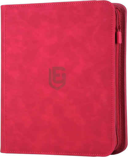 12 Pocket Card Binder,720 Pocket Trading Card Binder，Side Loading Collectible Card Albums for MTG, for TCG Football, Sports, Game Cards Red