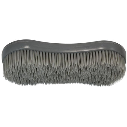 Intrepid International Magic Horse Brush Horse Grooming Kit w/Durable Plastic Britsles, Horse Brushes for Grooming, Grey