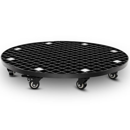 Colingmill Plant Stand Garden Carrier Heavy Duty with Locking Wheels 26 Inch Plant Saucer Roller Dolly Base for Large Potted Fish Tank Trees up to 1600lbs PU Wheels with Brakes Mover Indoor Outdoor