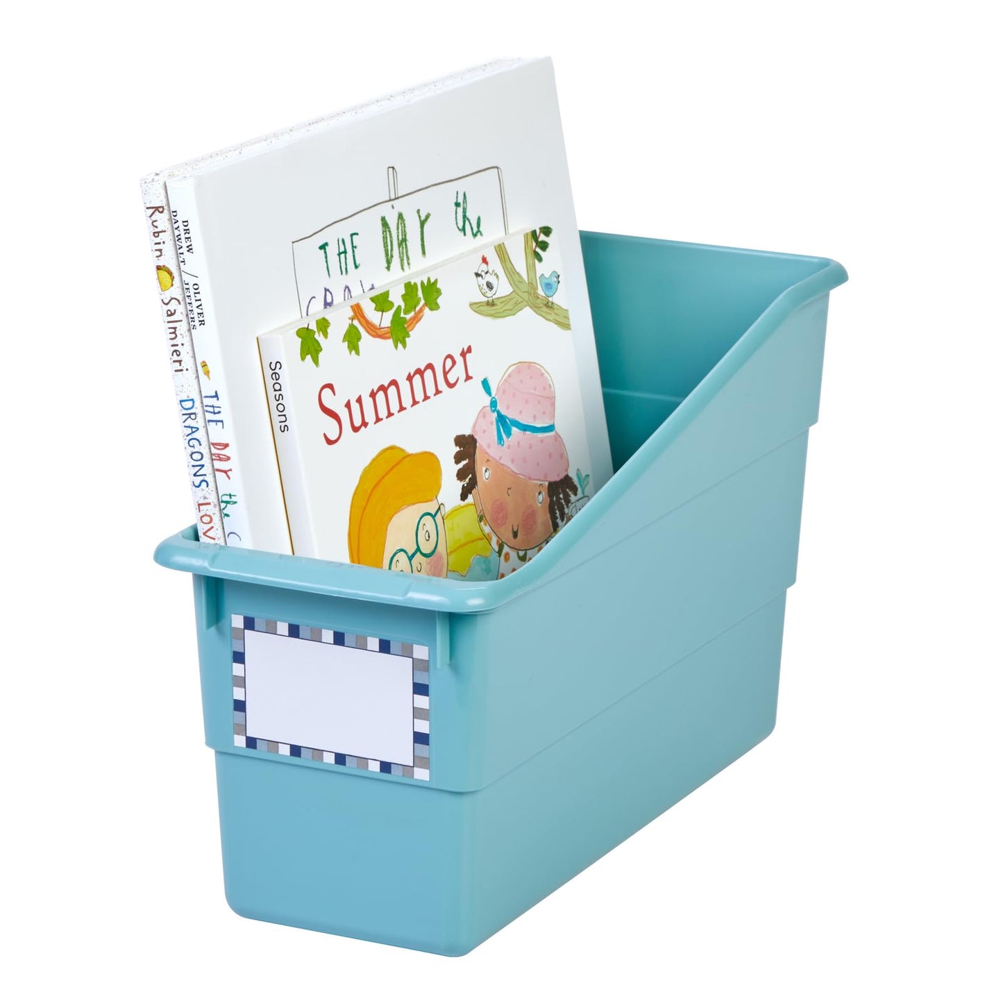 Really Good Stuff Durable Book and Binder Holder - 6 Pack, 5.25" x 12.5" x 7.5", Classroom Organization & Decor