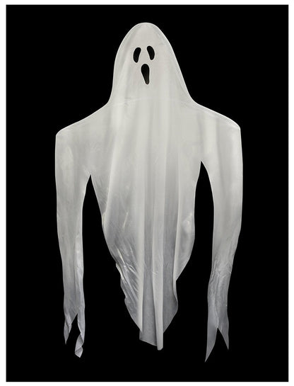 Forum Novelties Set of 2 Halloween 7ft Hanging Fabric Ghosts! Halloween Hanging Decoration for Parties! (2)