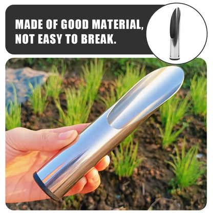 OFFSCH Stainless Steel Bonsai Soil Scoop and Gardening Trowel for Potting and Cultivation, Medium Size Hand Tool for Home Planting and Soil Digging