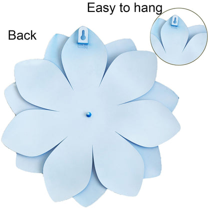 LITIALLY Metal Flower Wall Art Garden Decor, New Creative Cute Flower Decorations, Art Wall Hanging Decor, Enhance Indoor Outdoor Decor Spaces