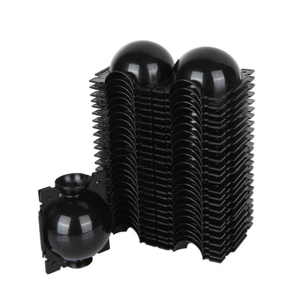 EATHEATY 30 Pcs Air Layering Pods - Reusable Plant Root Growing Box - High Pressure Propagation Ball Grafting Device - Botany Root Controller for Various Plants Asexual Reproduction, Black