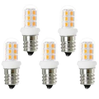 XRZT Salt Lamp Bulbs E12 Led 15W Candelabra C7 Replacement for Chandelier Lights, Night Light Bulbs, Warm White 3000K 5-Pack