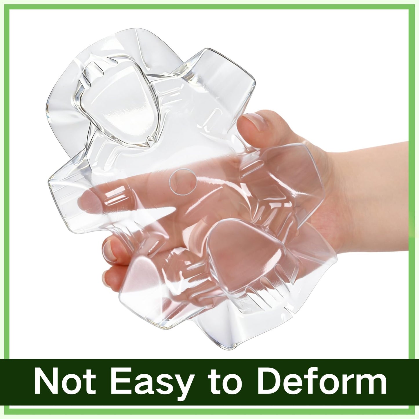 Pumtus 100 Pack Plastic Melon Cradles, Clear Watermelon Support Stand Hold up to 25 lbs, Garden Plant Protection Cage, Fruits Tray for Holding Melon Pumpkin Squash Cantaloupe Off The Ground