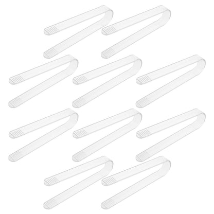 KICHOUSE 10PCS Cactus Tong Tweezers: Transplant Acrylic Transplanting Pliers - Gardening Planting Tool - Protect Hands from Thorn While Handling Cactus