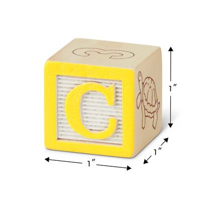 Melissa & Doug Deluxe Wooden ABC/123, 50-Piece Set of Classic Letter & Number Wooden Blocks (1” x 1”) with Storage Pouch, Sorting & Stacking Toys for Kids Ages 2+ (Pack of 12)