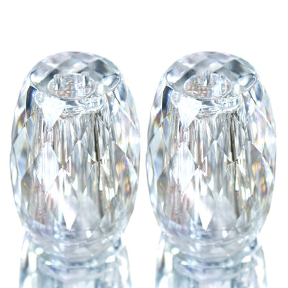 1.8" Refillable Crystal Seasoning Bottle Salt and Pepper Shakers Kitchen Decor (Set of 2) Salt Shaker Set