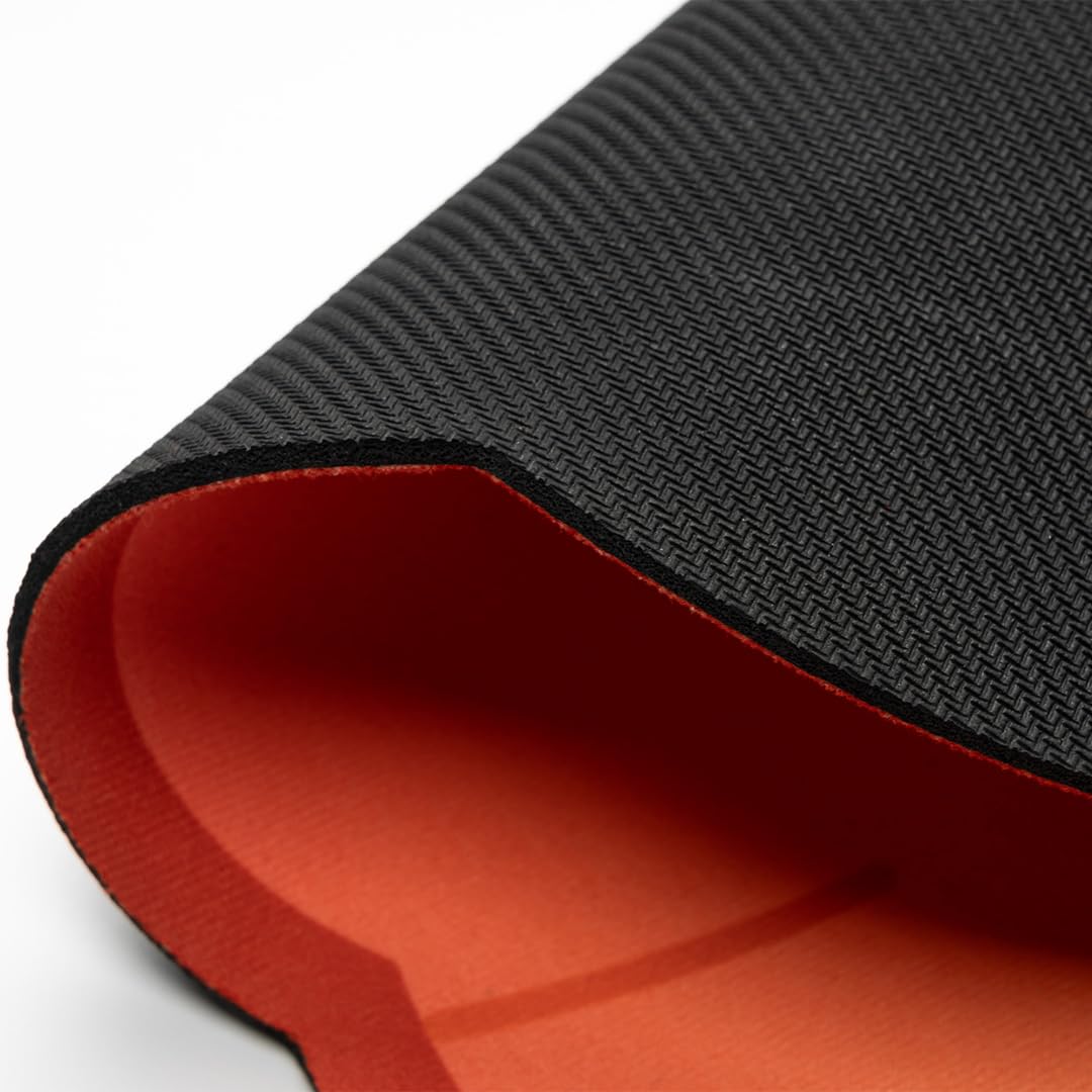 OOCTPK Chilkey Halloween Pumpkin Mouse Keyboard Pad, 17.7" x 12.8" Large Desk Mat for Mouse, Funny Cute Gaming Mousepad with Non-Slip Rubber Base Keyboard Pad for Office & Home Desk Decorations