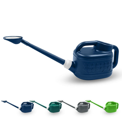 1 Gallon Watering Can, Garden Watering Can Outdoor, Plant Water Can with Removable Long Spout and Stainless Steel Sprinkler Head, Plastic Indoor Watering Cans for Gardening Flower Plants
