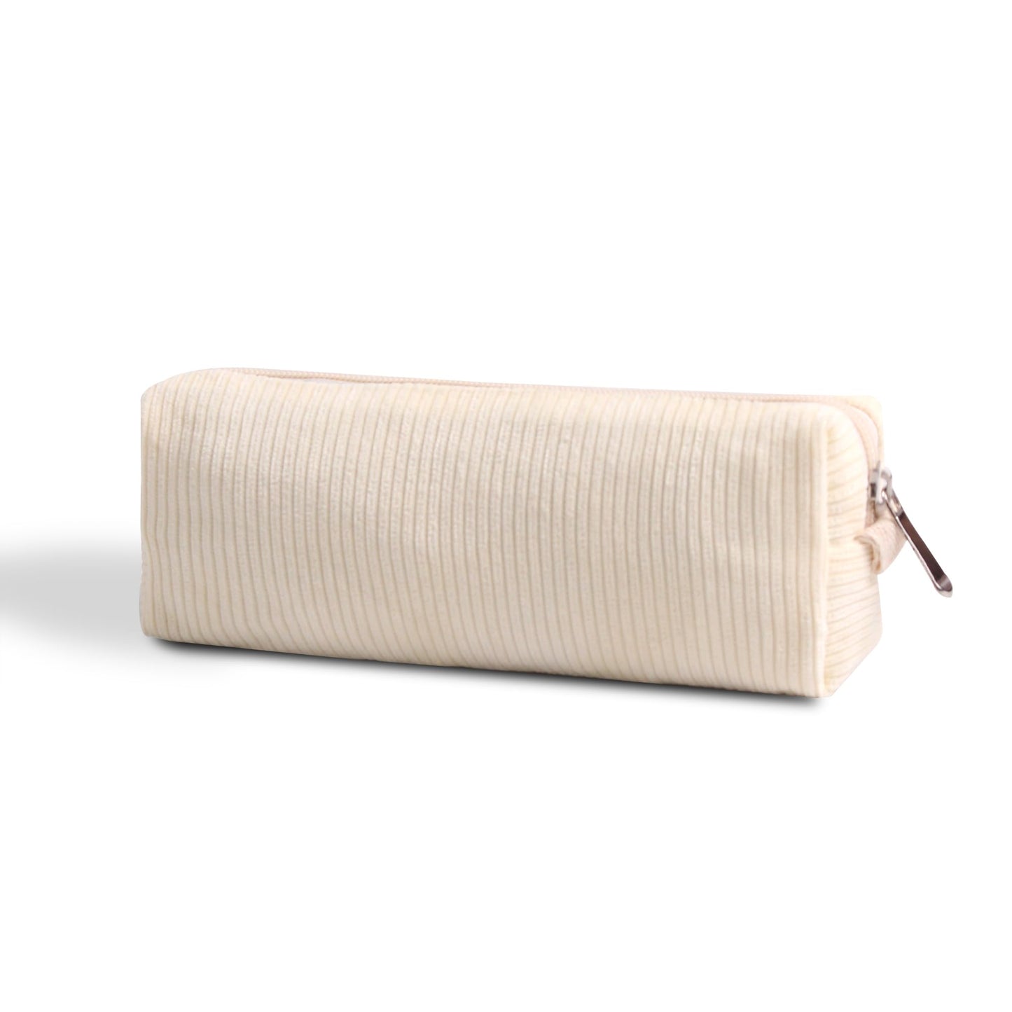 Cute Pencil Case Aesthetic Student Pencil Pouch Coin Pen Pouch Cosmetic Bag Office Stationery Organizer For Kids Teen School (Milk white)