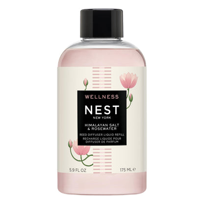 NEST New York Reed Diffuser Liquid Refill, Sicilian Tangerine - 5.9 fl oz - Fragrance for Up to 90 Days - Flame Free