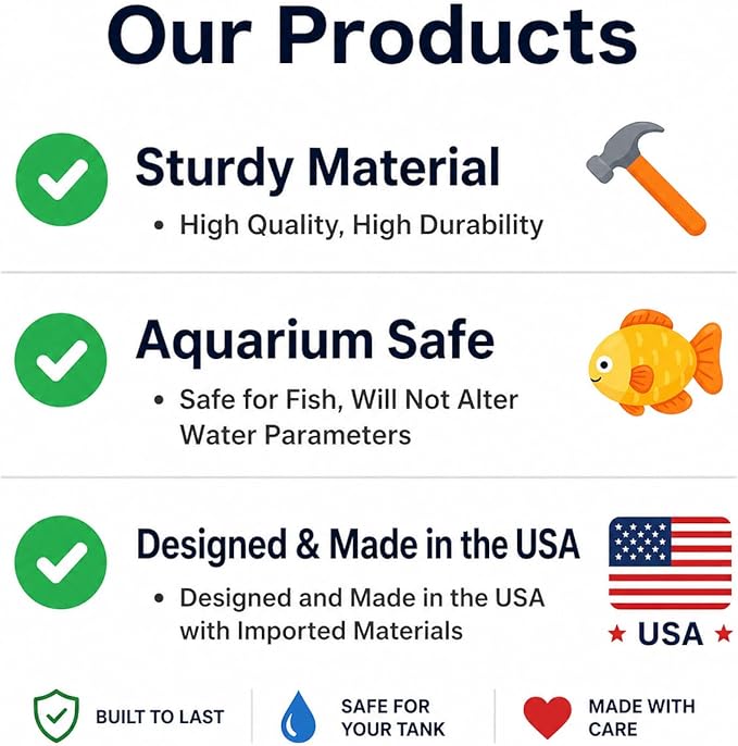 Aquarium Underground Tunnel Cave Natural Curve | Viewing Fish & Shrimp Under Gravel Tunnel | Fish Tank Decor Decoration Hideout Perfect for Corydora Catfish, Kuhli Loach, Clown Loach, Pleco