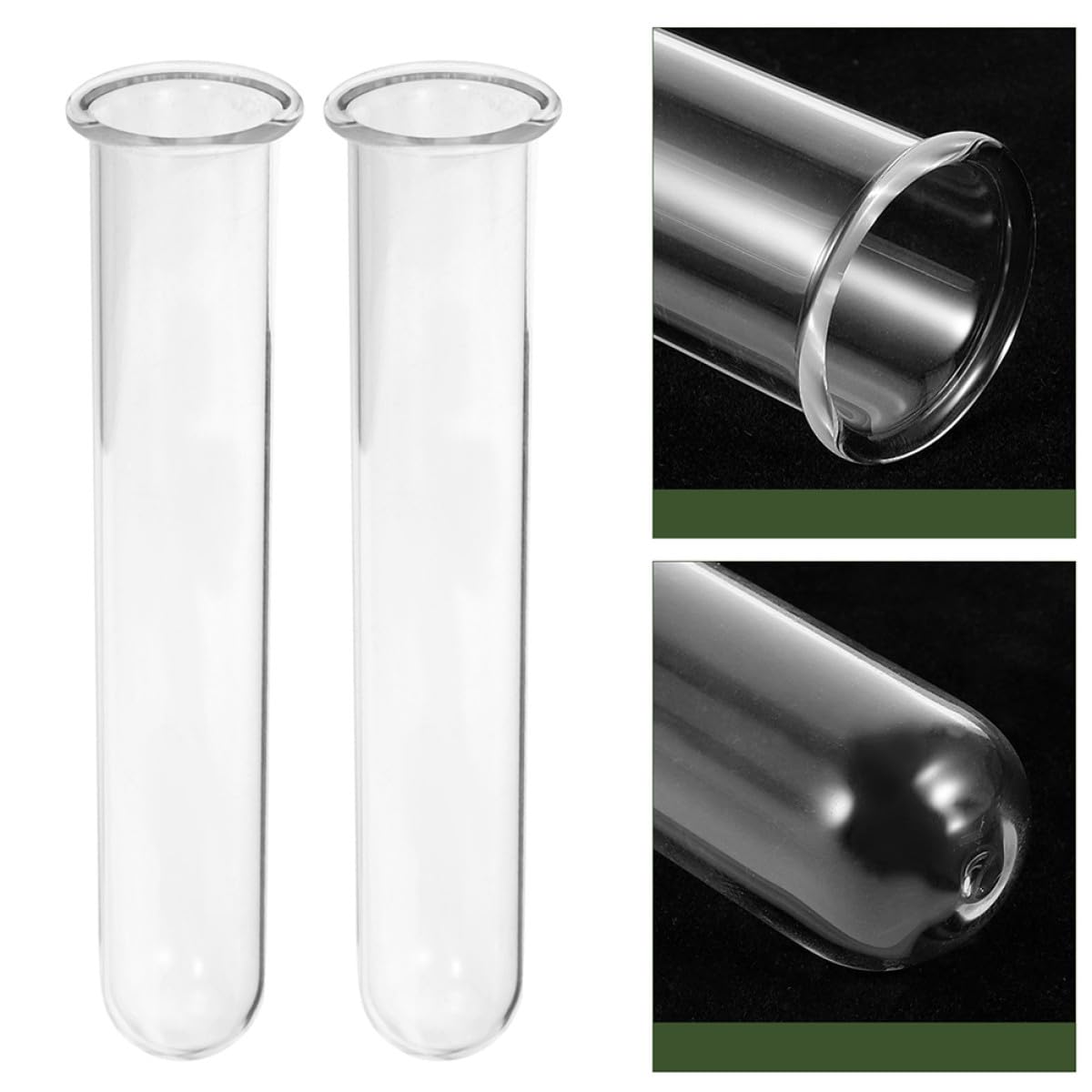 BESPORTBLE 4pcs Glass Test Tube Vase Plant Propagation Tubes Hydroponic Planter Terrariums Desktop Floral for Indoor Plants Home Décor