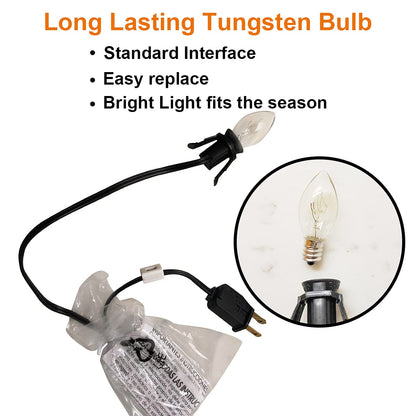 10" Jack-o'-Lantern - Halloween Light Up Pumpkin Lantern with ETL Certified Cord and 2 Safety Fuse - Indoor Outdoor Jackolantern Decoration for Halloween Party Home Décor - Lightened Pumpkin 10 Inch