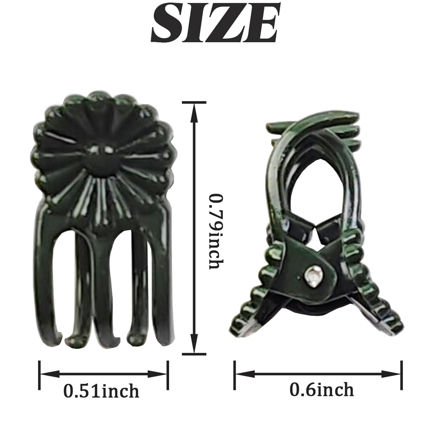 GXXMEI 400PCS Orchid Clips for Plants Support - Dark Green, for Small - Middle Climbing Plants Vine Plants & Single Stem Plants