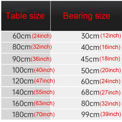 HCZION Turntable Bearings Aluminum Heavy Duty Lazy Susan Swivel Plate Hardware Rotating Turntable Bearing 360˚ Rotation Bearings for Glass Spinner (Size : 70cm/28inch)