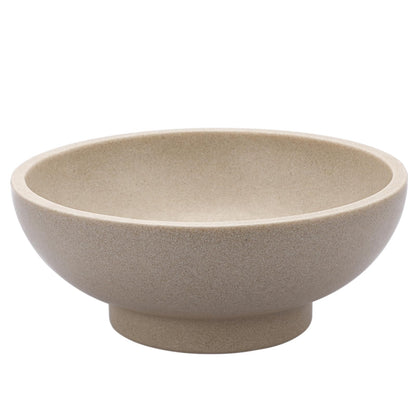 GUSHBIN Key Bowls for Entryway Table 10.6" Large Decorative Bowl Fruit Bowl Modern Key Holder Bowls Pedestal Bowl for Kitchen Counter Home Decor, Beige