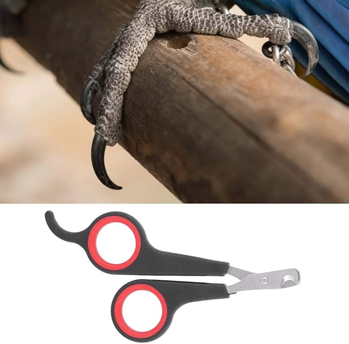 AYNEFY Bird Nail Clipper, Stainless Steel Bird Nail Trimmer Parrot Nail Scissors Pet Bird Nail Grooming Tool for Dogs Cat Rabbits and Birds
