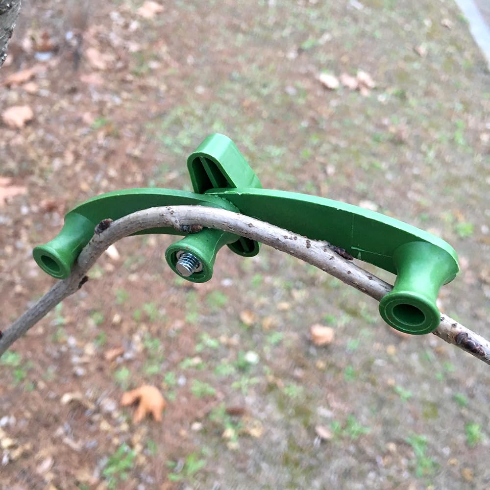 TOGRAND 8PCS Twig Bending Clips, Adjustable Plant Branch Benders, Reusable Garden Branch Training Tools, Fruit Tree Direction Growth Accessories, Bonsai Angle Control Helper, Green