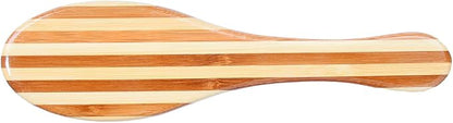 Bass Brushes | The Hybrid Groomer | Shine & Condition Pet Brush | Patented & Award Winning Pet Brush | Natural Bristle + Alloy Pin | Pure Bamboo Handle | Small Oval | Striped Finish | Model A13-SB