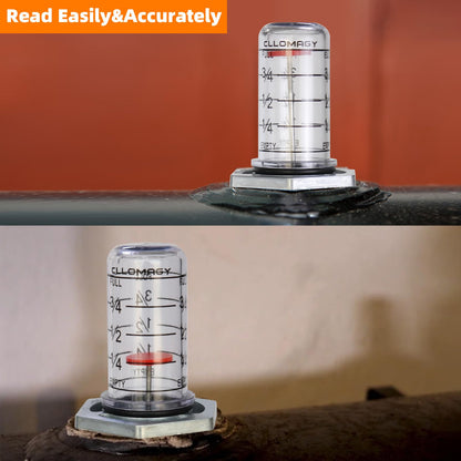 Oil Tank Gauge Fuel Oil Tank Level Gauge,Float Level Measure Compatible with Scully Signal Corp's Scul-Tel & for Intelli-Tank (Vertical) Depth from 42" to 44" Diameter,1-1/2" and 2" Male NPT Thread