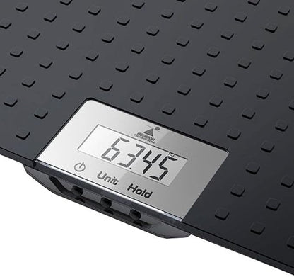 Redmon Digital Dog Scale for Large Pet & Animal with Non-Skid Mat, 225 Lb Capacity, Black - Portable Weighing Scale for Dogs, Puppies, Cats, and Livestock