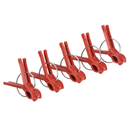 MECCANIXITY Plant Grafting Clips Plastic Curved Mouth Garden Clamps Fixing Connects Gardening Tool for Vegetable Vine Pack of 150
