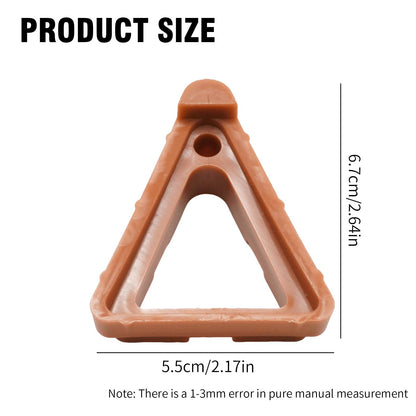 Vkinman 12 Pcs Plant Pot Feet, Invisible Flower Pot Risers Toes Prevent Stains and Water Damage, for Flower Plant Indoor Outdoor Patio Deck Garden Greenhouse(Brown)