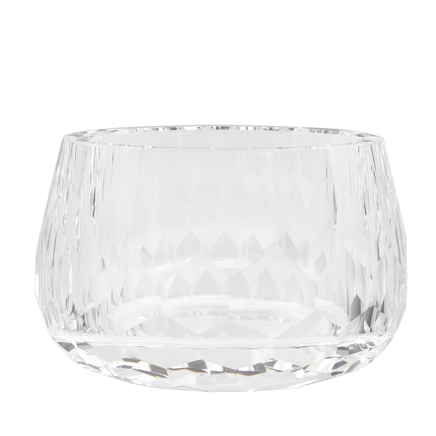 Marvala Crystal Jewelry Box Storage Jar, Candy Dish Tiny Hand-Cut Small Decorative Bowl, Diamond-Cut Luxury Cosmetic Organizer for Vanity, Bathroom, Kitchen Decor