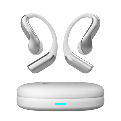 AI Translation Earbuds Real Time, 144 Languages Translator Earbuds, Bluetooth Open-Ear Translating Earbuds with 30H Playtime, Instant Voice Translator Device for Travel, Business, Learning, White