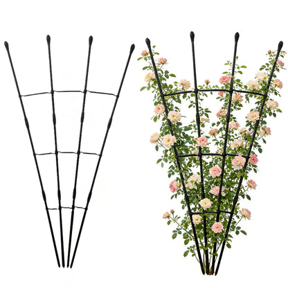 Garden Trellis for Climbing Plants, 47Inch Plant Trellis for Potted Plants, Sturdy House Plant Support for Ivy, Hoya, Flower Trellis for Climbing Roses -1 Pack