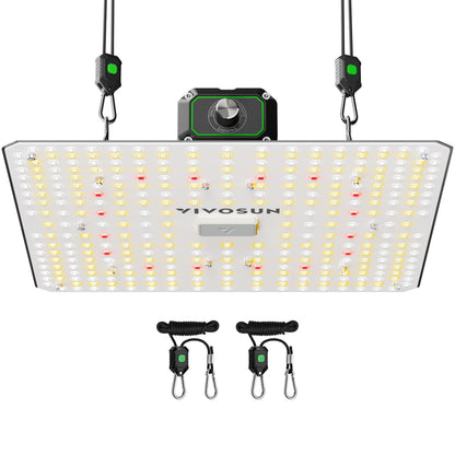 VIVOSUN LumaLight 100W LED Grow Light, Full Spectrum Plant Light, Smart Dimmable & High PPFD for Indoor Plants Seedling Vegetables Bloom, Fits 2×2/2×4 Grow Tents