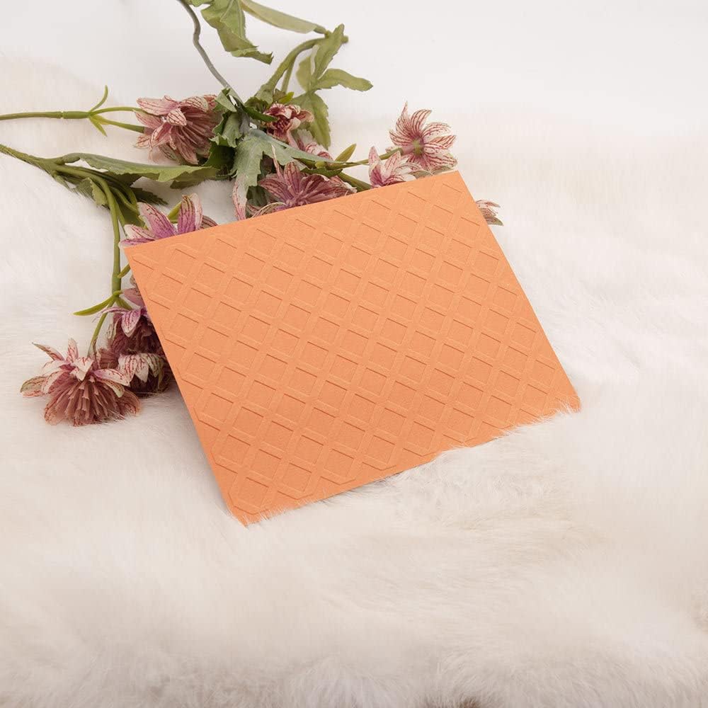 6Pcs Flower Leaf Embossing Folders DIY Craft Paper Card Embossing Template Stencil Paper Card Decorating Mold Plastic Embossing Machine Template for Card Making Scrapbooking Photo Album Decoration