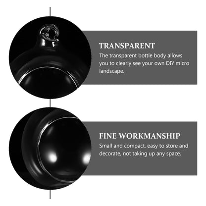 Cabilock Hanging Planter Glass Containers Glass Vases 12 Pcs Hanging Terrarium Hanging Glass orb Hanging Terrarium Globe Orbs air Plants Globe Glass Plant Glass Containers Glass Vases Glass Vase